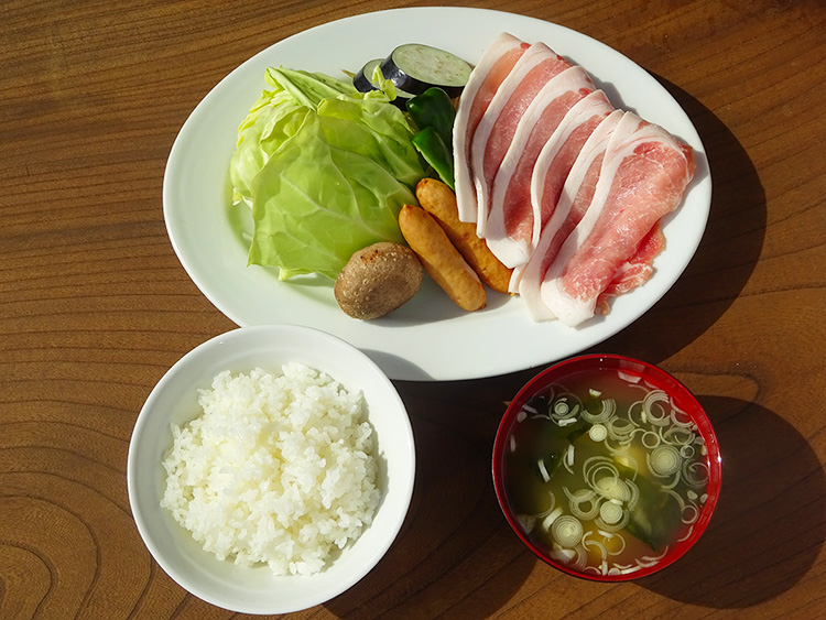 豚ロース焼き定食